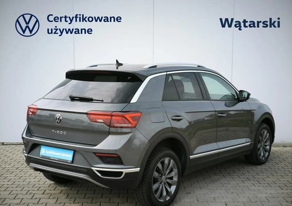 Volkswagen T-Roc cena 114900 przebieg: 46673, rok produkcji 2021 z Sieradz małe 232